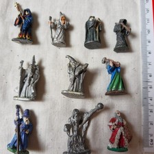 JOBLOT PRE-SLOTTA  FIGURES Metal Citadel Ral Partha WIZARDS WISEMEN ETC