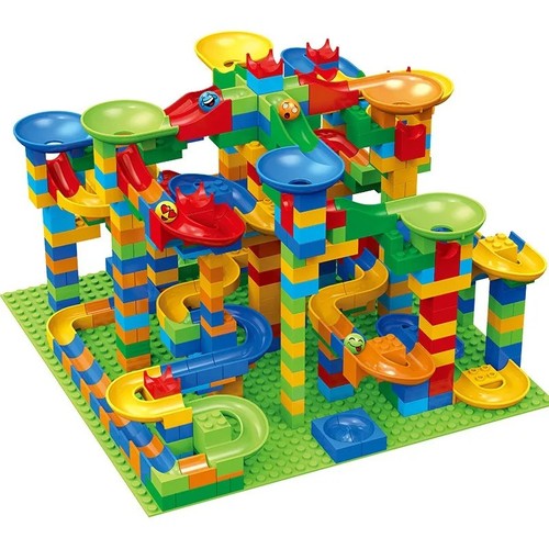 Marble run building blocks - building,