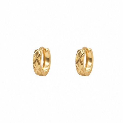 22ct yellow gold - gold, patterned