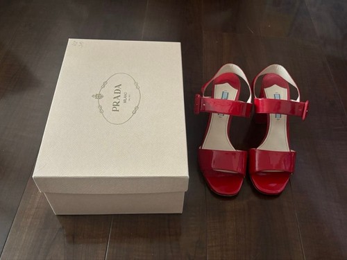 Prada patent leather ankle - prada,