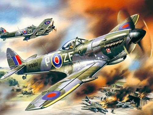 Icm scale spitfire - icm, 1/48
