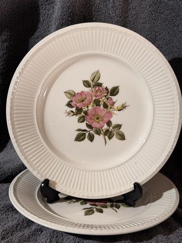 Wedgewood briar rose plates - briar, x2