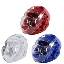 Adidas WT Approved Head Guard With Mask Full Face Dipped Foam Taekwondo Headgear