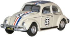 OXFORD  - VOLKSWAGEN BEETLE CAR - PEARL WHITE 53 (HERBIE) - 1:76 - 76VWB001