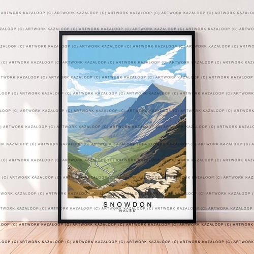 Snowdon wales mountain view - mountain,