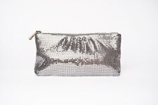 JIMMY CHOO Silver Chain Mail Clutch Bag.