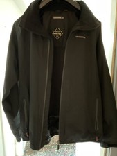 Craghoppers Gore Tex Products Soft Shell Black Waterproof Jacket Large CS0378