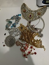 0.5 KG Job Lot BROKEN Costume Jewellery Beads Stones Mixed Bundle For Craft