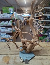 Red Moor Wood Root on Slate Aquarium bogwood driftwood Vivarium decor