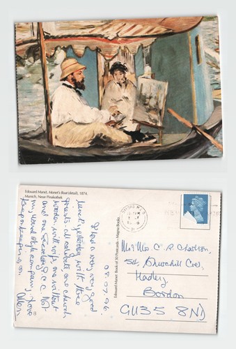 Postcard edouard manet - postcard,
