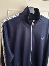 Fred Perry Tracksuit Top Size Large