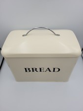 Cream Bread Bin Vintage Retro