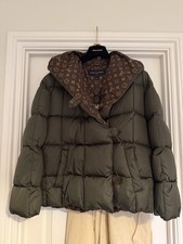 New  Louis Vuitton Long Sleeved Pillow Puffer, Size FR36, Khaki RARE RRP£2500