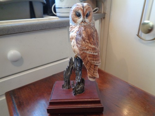 Danbury mint david tawney owl - tawney,