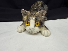 Vintage Mike Hinton Cat Laying