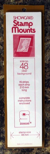 Showgard stamp mounts - showgard,