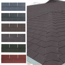 18PCS 3-Tab Sqaure Felt