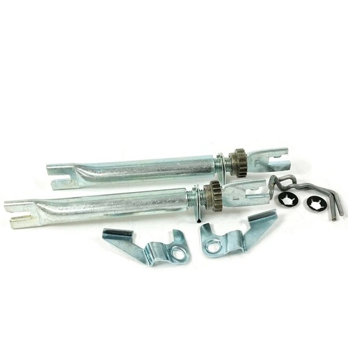 Pair rear brake shoe - pair, adjuster