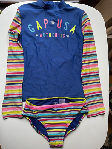 Girls gap navy stripes piece - stripes, 2
