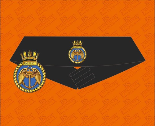 Hms amethyst embroidered - hms,