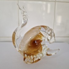 Murano Walrus Paperweight Art