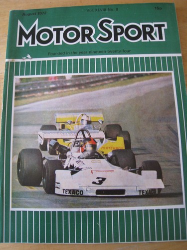 Motor sport aug - 1972, janspeed