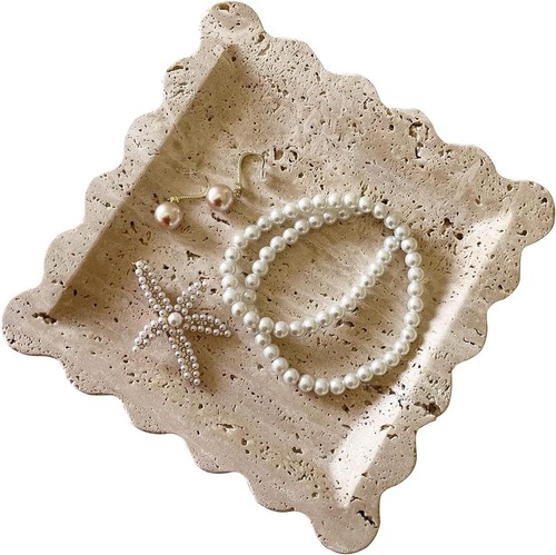 Vintage natural marble tray - vintage,
