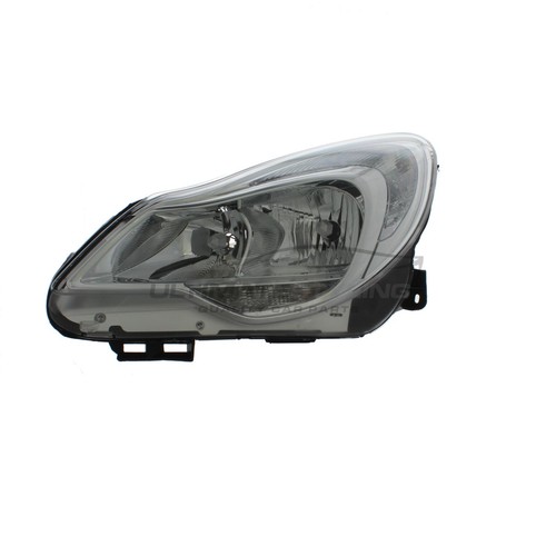 Headlight vauxhall corsa - vauxhall, d