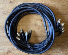 10m 8-Channel / 8-way  studio stage XLR Male to Female multicore mic cable snake