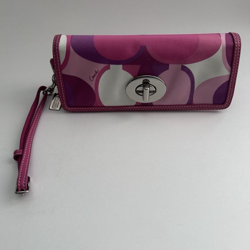 Coach scarf print clutch 10458 - print,