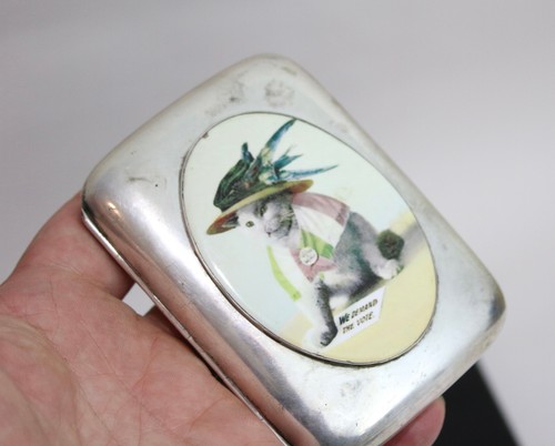 Sterling silver cigarette case