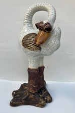Large vintage ceramic duck or
