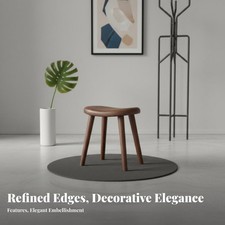 Artisan-Made Walnut Bench