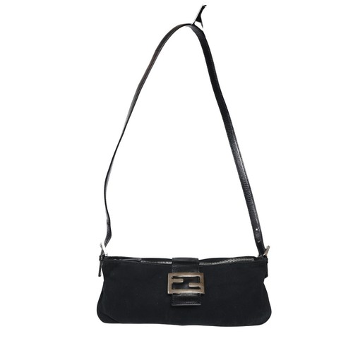 Fendi baguette black fabric - baguette,