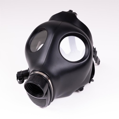 Black rubber fetish gas - rubber,