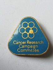 Cancer Research Campaign Committee Badge.
