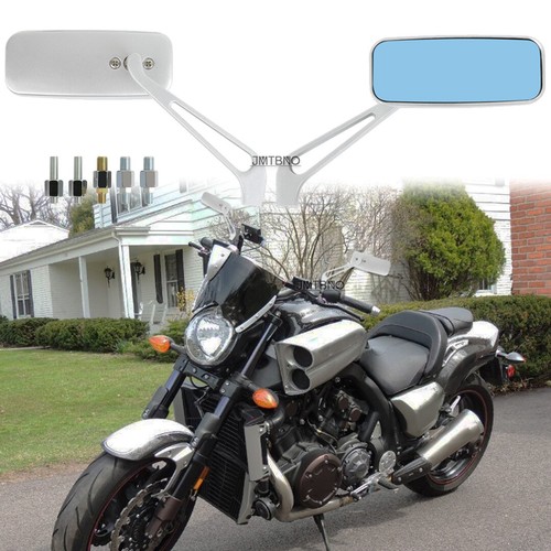 Chrome motorcycle rear view - chrome,