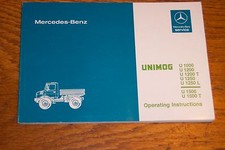 Unimog 424 425 U1000 U1200 U1500 Operating Instruction Manual ENGLISH