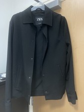 Zara Men's Immaculate Blazer Jacket Blue/Black, Size Small (36 EUR)