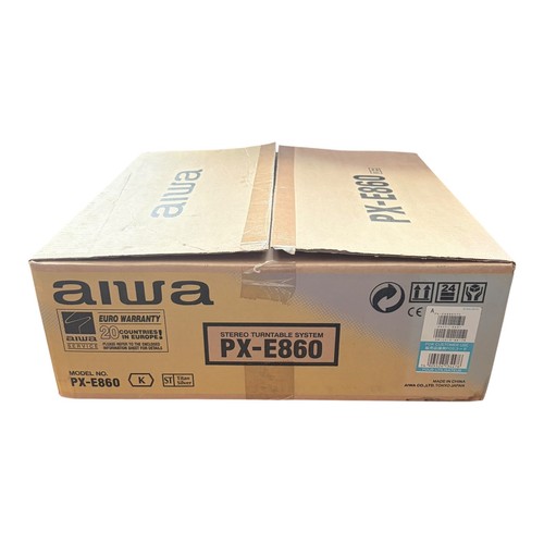 Aiwa e860 stereo turntable - aiwa,