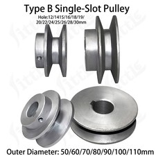 Iron Casting V Groove Drive Pulley For B-Section V Belt Pulleys OD 60mm-110mm