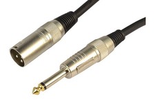 1/4" Mono Jack to Male XLR