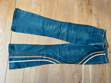 Vintage R & B Jeans low rise faux leather detailing Size 12