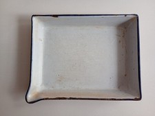 Vintage White Enamel Photo