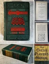 Antique 1868 Chess Players Manual Laws of the Game by GOSSIP & LIPSCHÜTZ Book