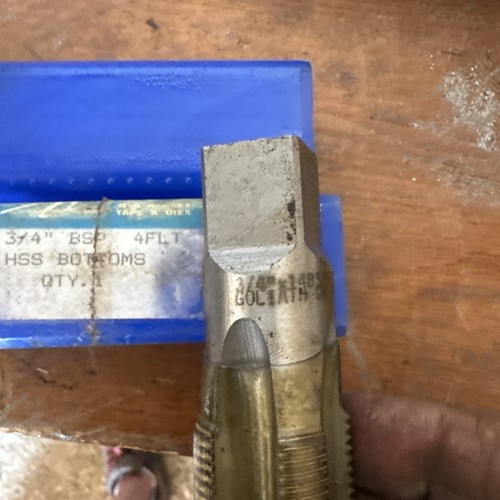 Hss hand tap - 3/4", 14