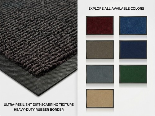 Heavy duty rubber barrier - duty, mat