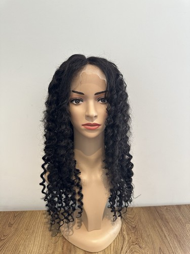Synthetic lace front wig - synthetic, deep