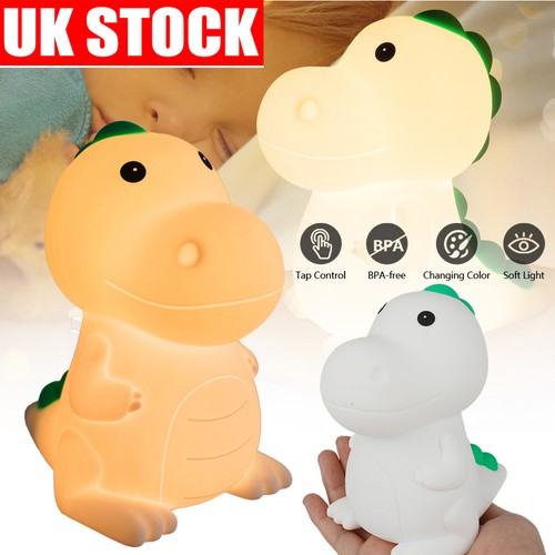 Led dinosaur night light - dinosaur, table