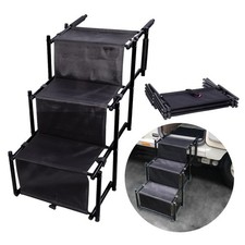 3 Tier Dog Folding Dog Step for Cars Dog Ramp Access Pennine Pets